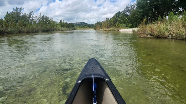 Kayak on the Nueces River, Texas