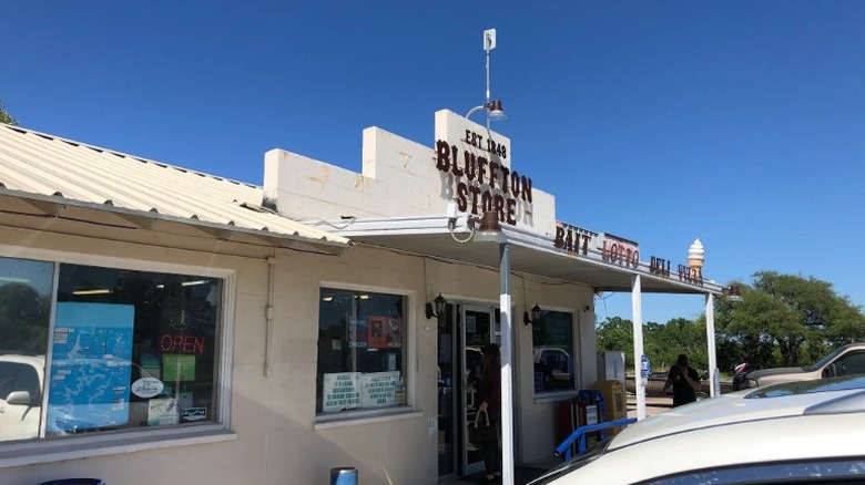 The Bluffton Store, a building moved before Lake Buchanan flooded Old Bluffton