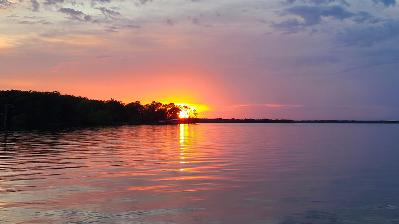 Sunset at Lake Tawakoni, Texas