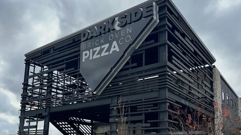 The facade of Dark Side Brick Oven Pizza Co.