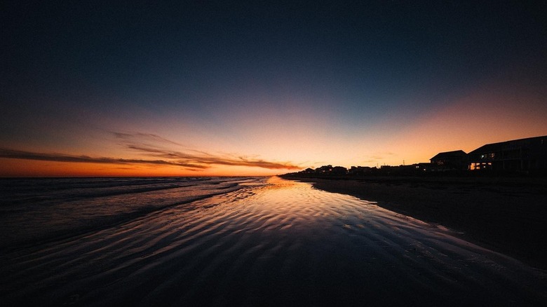 Sunset over Jamaica Beach