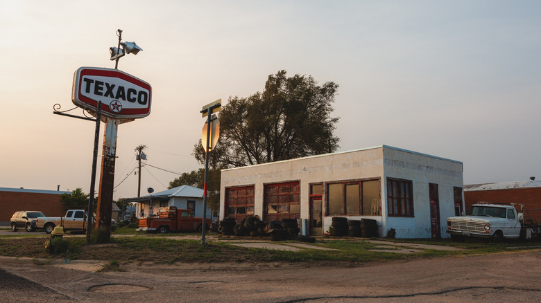 old Route 66 signs in McLean, Texas