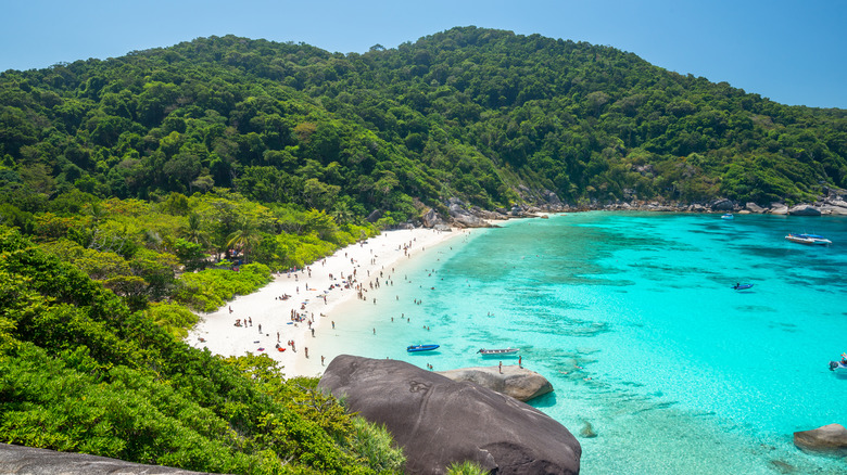 Donald Duck Bay landscape on Koh Similan, Thailand