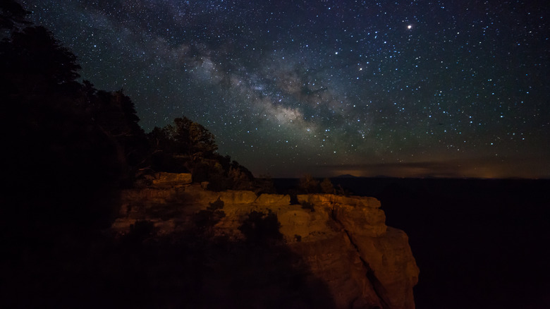Night sky over the North Rim of the Grand Canyon
