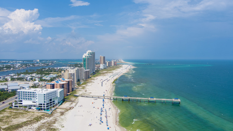 View over Orange Beach
