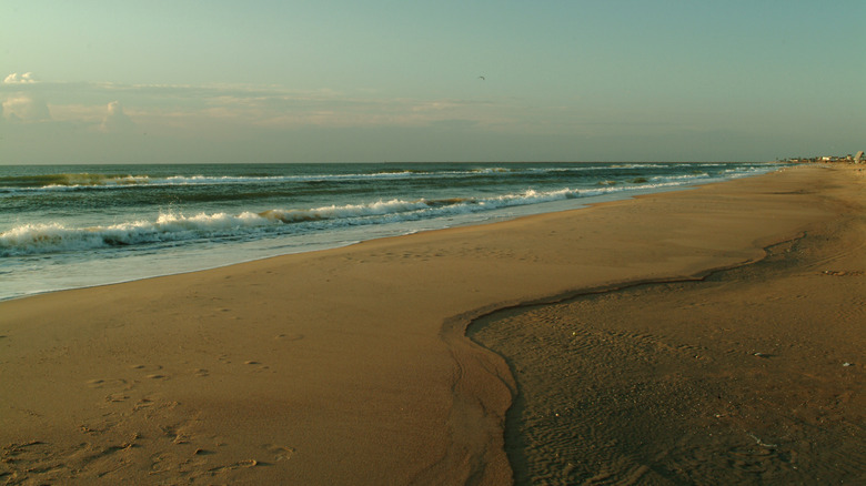 Sandy shores of Surfside Beach