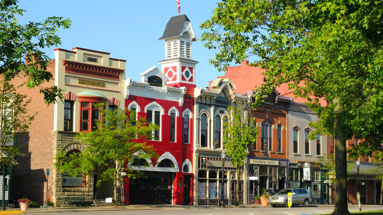 Street in Medina, Ohio