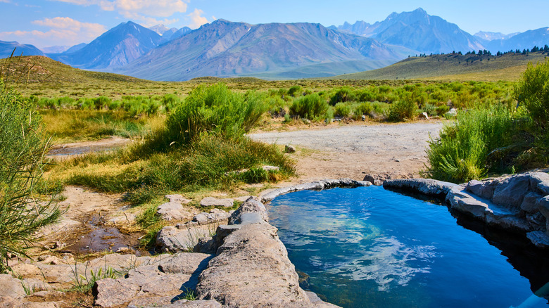 Rock Tub Hot Springs in California