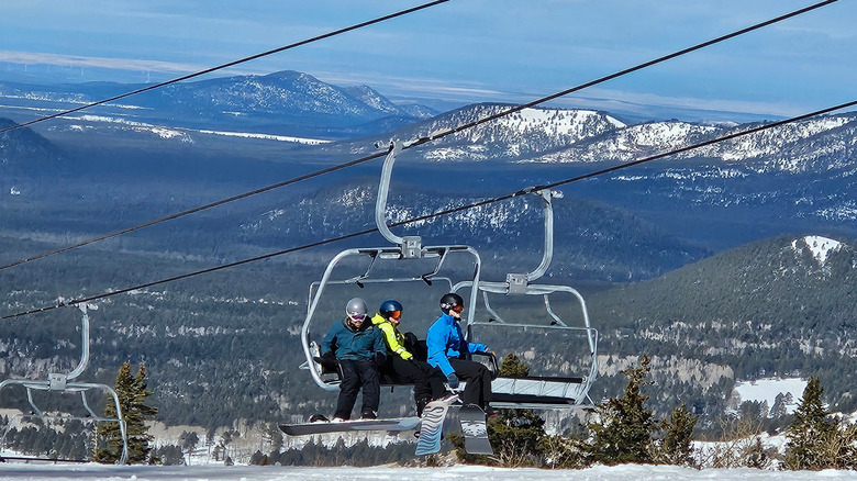 A lift at Arizona Snowbowl Resort