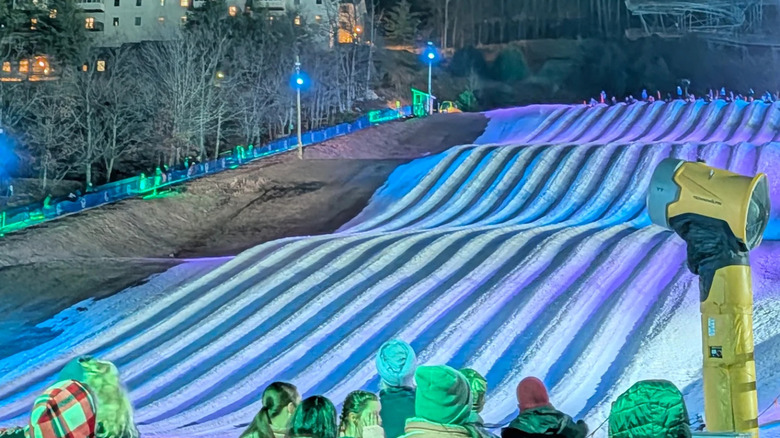 Northern Lights Tubing at Massanutten Resort