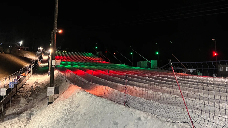 Down Hill Disco tubing at Snow Riders