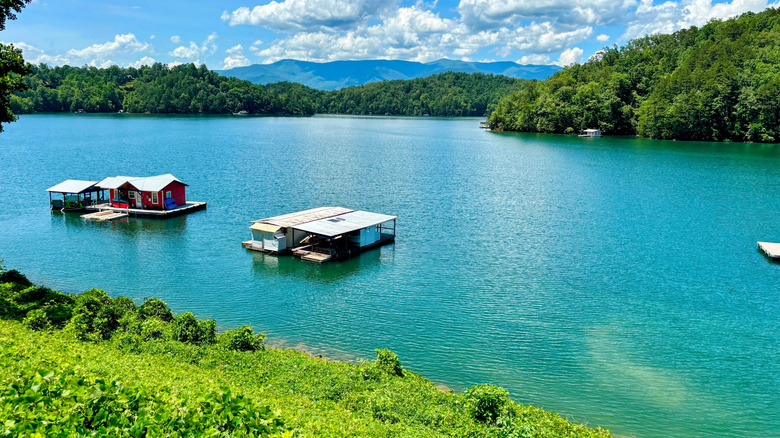 Fontana Lake in North Carolina