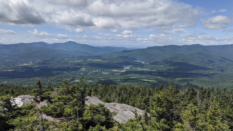 Rolling mountains in Putnam (C.C.) State Forest