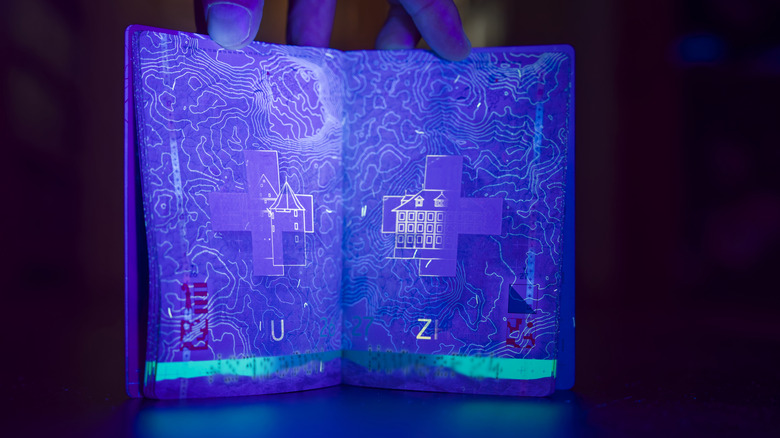 Inside of new Swiss passports