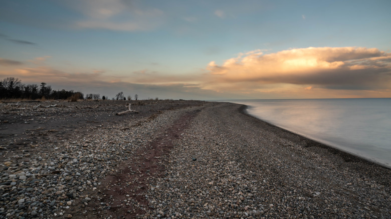 Sunrise on a Lake Erie Beach at Rondeau Provincial Park, Ontario
