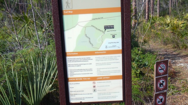 Trailhead of the 3-in-1 trail