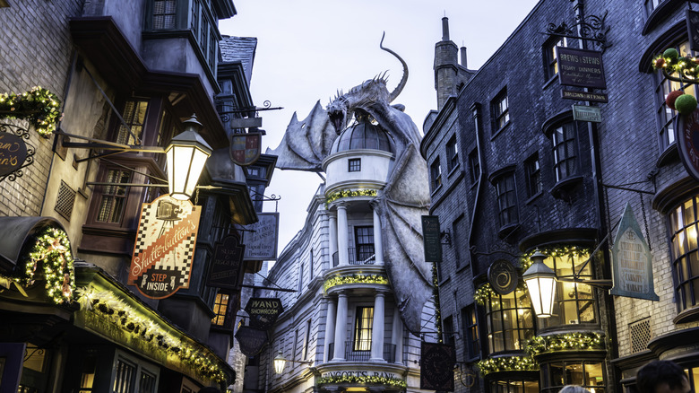 Escape from Girngotts in Diagon Alley Universal Studios Orlando