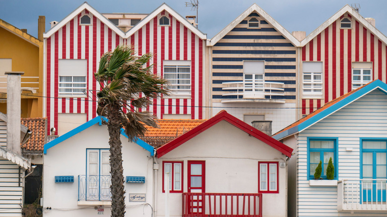 Palheiros in Costa Nova, Portugal