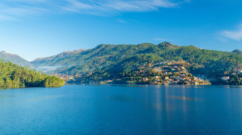 Blue Cavado River in Peneda-Geres National Park
