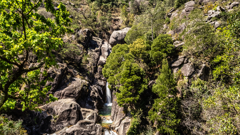 Arado Waterfall in Peneda-Geres National Park