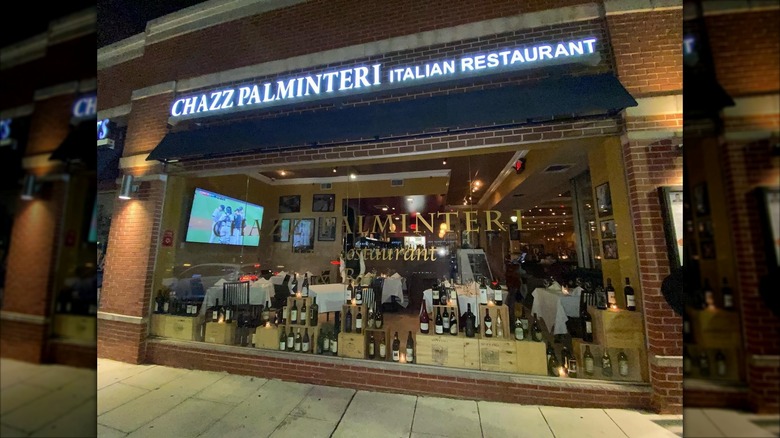 A view of Chazz Palminteri Italian Restaurant from the outside