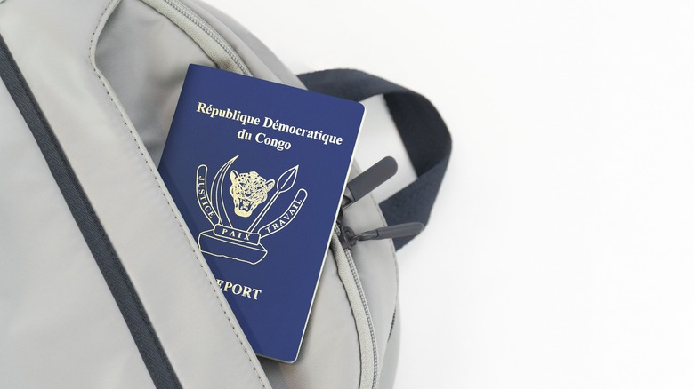 A passport from the Democratic Republic of the Congo
