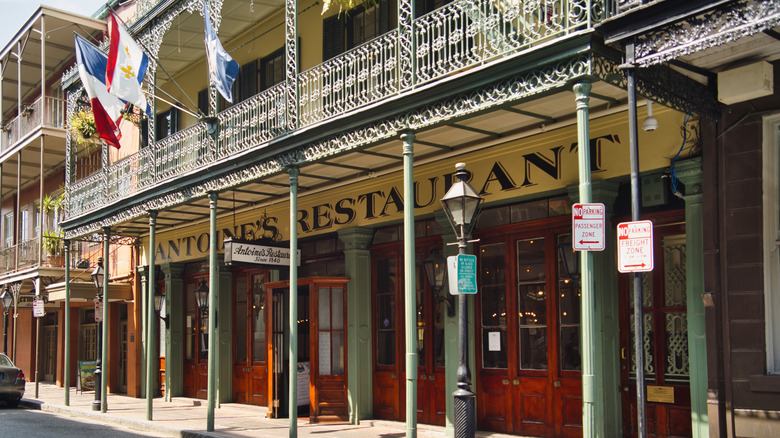 Exterior of Antoine's Restaurant, New Orleans