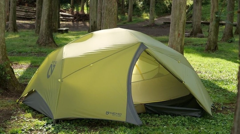 The Nemo Dagger Osmo 2 tent in the woods