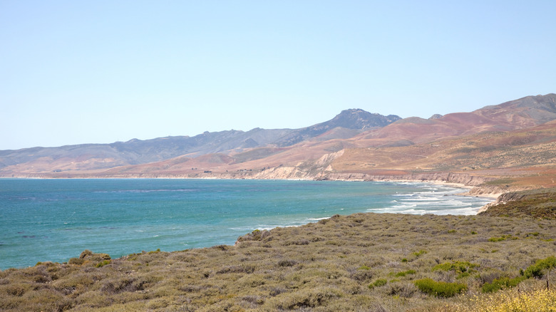 The remote dunes and coastal hills of Jalama Beach County Park