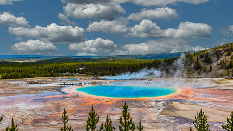 Grand Prismatic at Yellowstone National Park