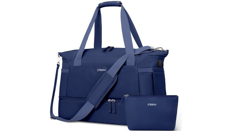 Etronik gym bag in dark blue