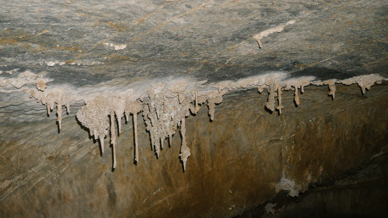 Interesting rock formation in Boyden Cavern
