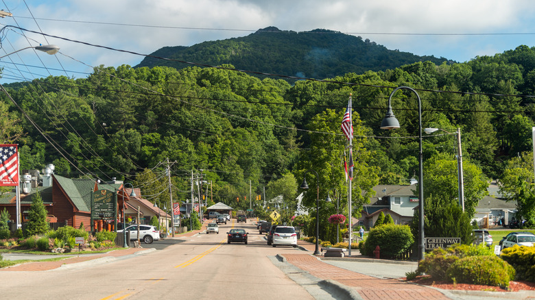 Street view of Banner Elk, North Carolina