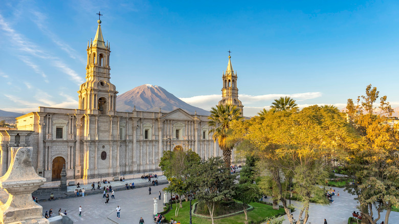 Plaza de Armas in Arequipa, Peru