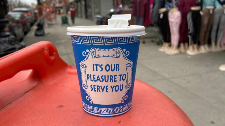 The quintessential NYC paper coffee cup