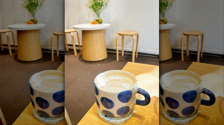 Cup of coffee at Le Phin