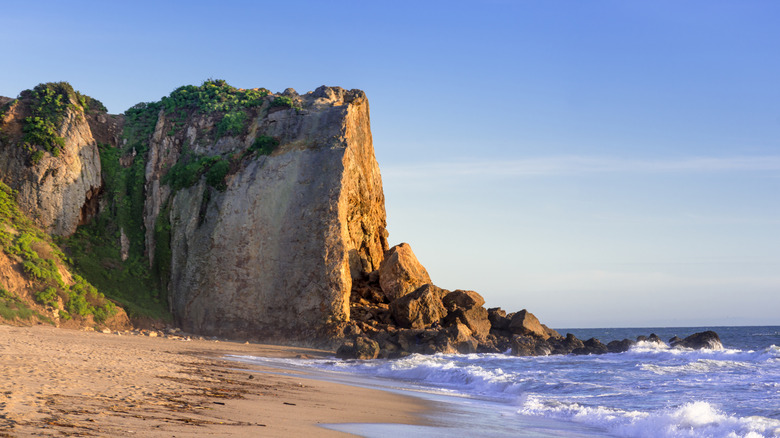 A view of Point Dume beach