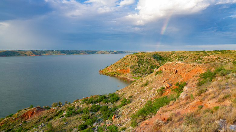 Lake Meredith National Recreation Area in Texas, USA