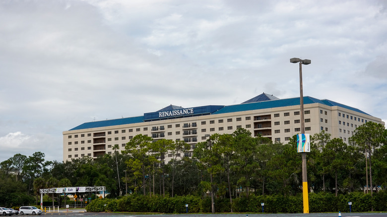 The outside of the Renaissance Orlando at SeaWorld