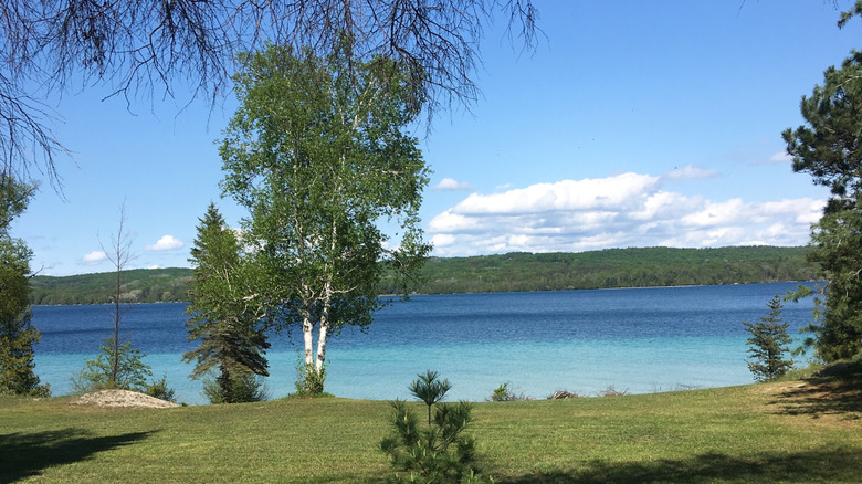 A view of Torch Lake in Michigan