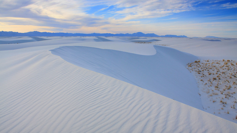 Sand Dunes in White Sands National Park, New Mexico.