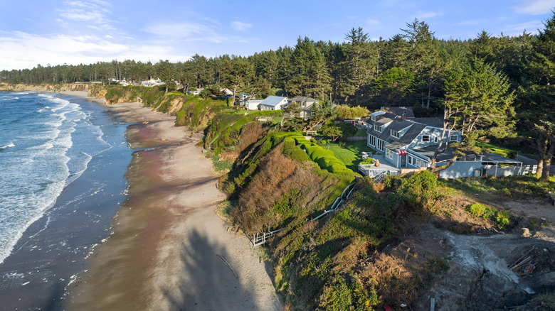 A coastal community near Coos Bay, Oregon