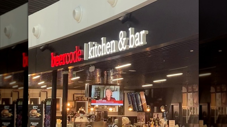 The exterior of a Beercode Kitchen & Bar in Rome, Italy