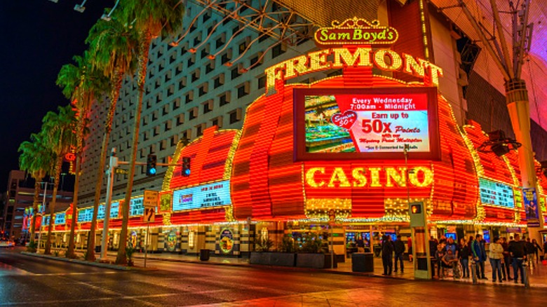 Fremont Hotel & Casino by night
