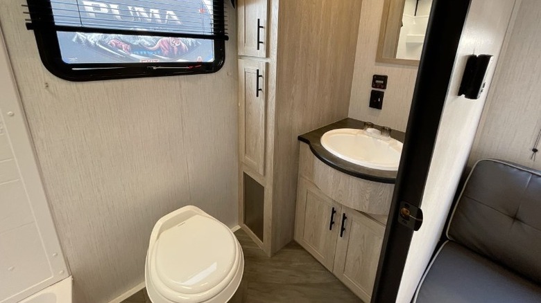 Travel Trailer Rear Bathroom