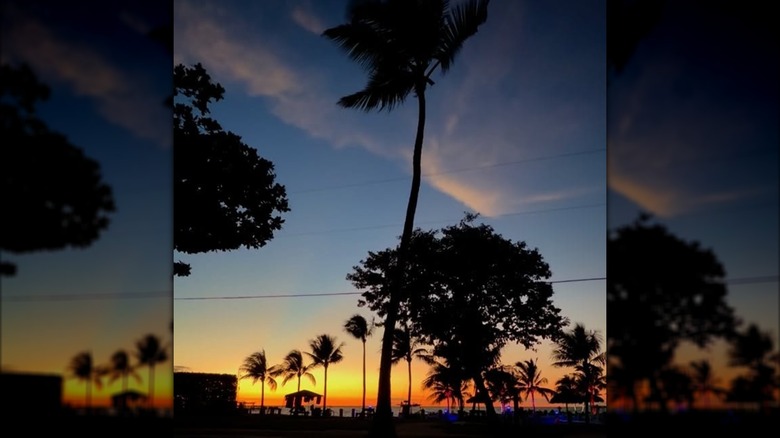 Sunset at Jolly Roger RV Resort