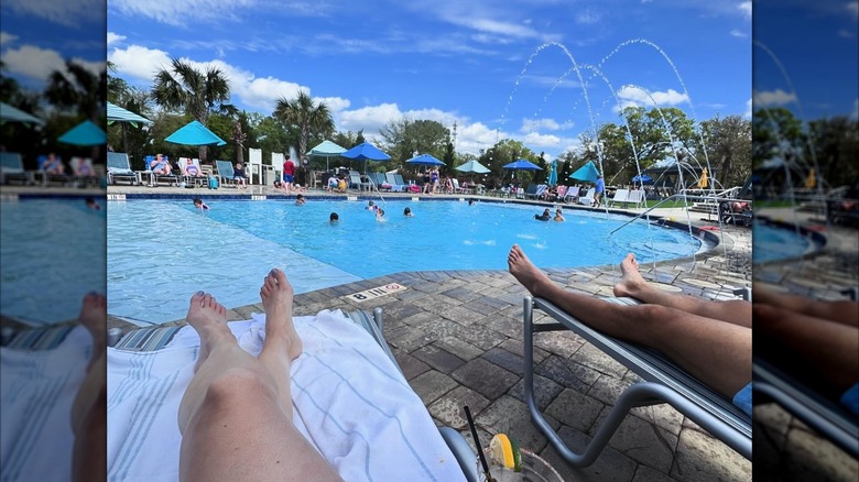 The pool at Splash! RV Resort