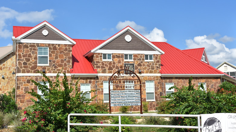 The historic district of Gruene