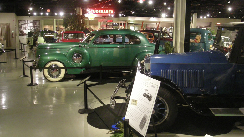 Vintage station wagons at the Studebaker National Museum in South Bend