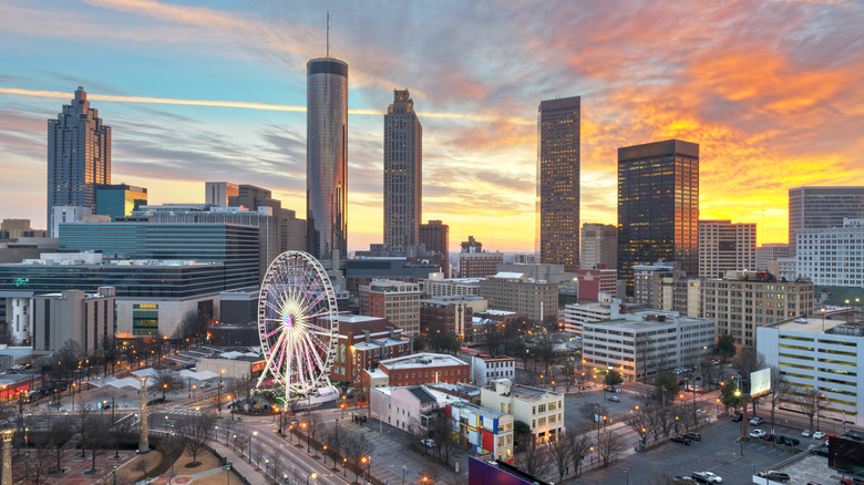 Downtown Atlanta's skyline
